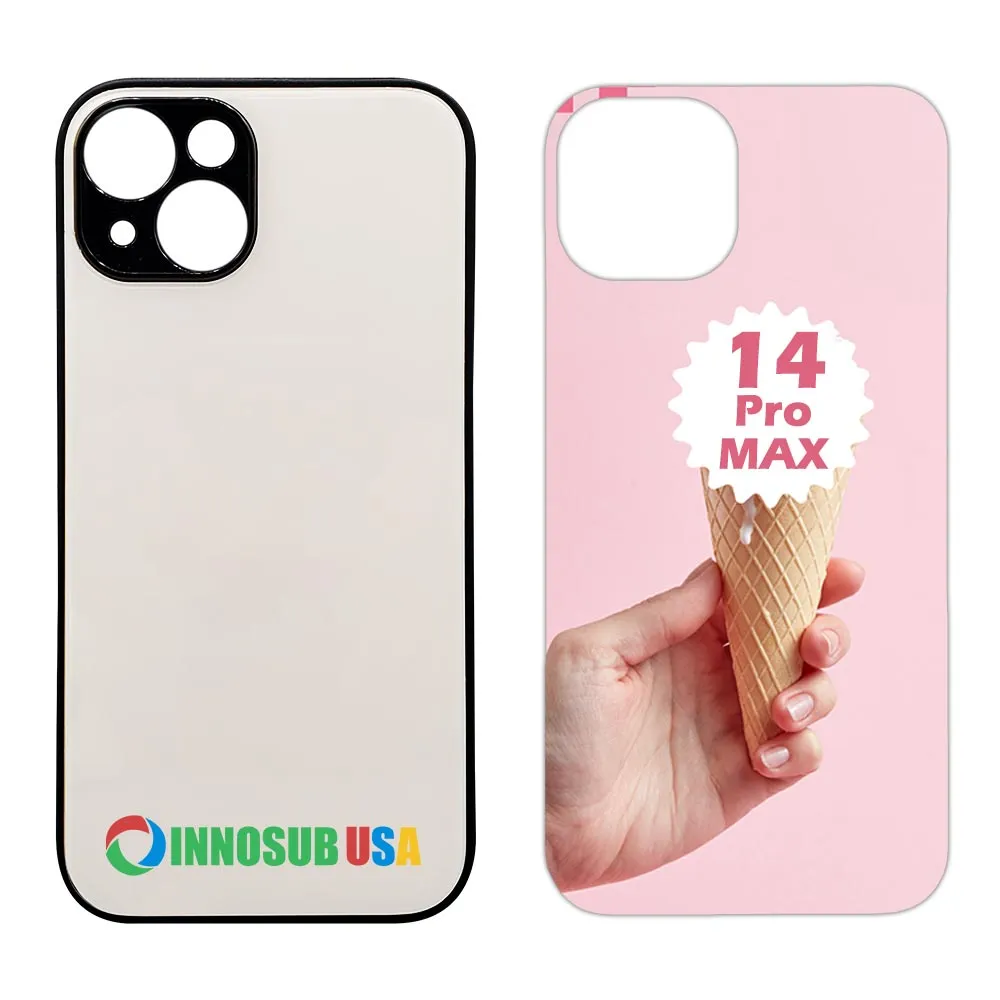 Sublimation Phone Cases for iPhone 11/12/13/14/15 | Rubber | Aluminum | Glass | Flip Wallet