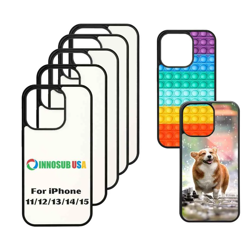 Sublimation Phone Cases for iPhone 11/12/13/14/15 | Rubber | Aluminum | Glass | Flip Wallet