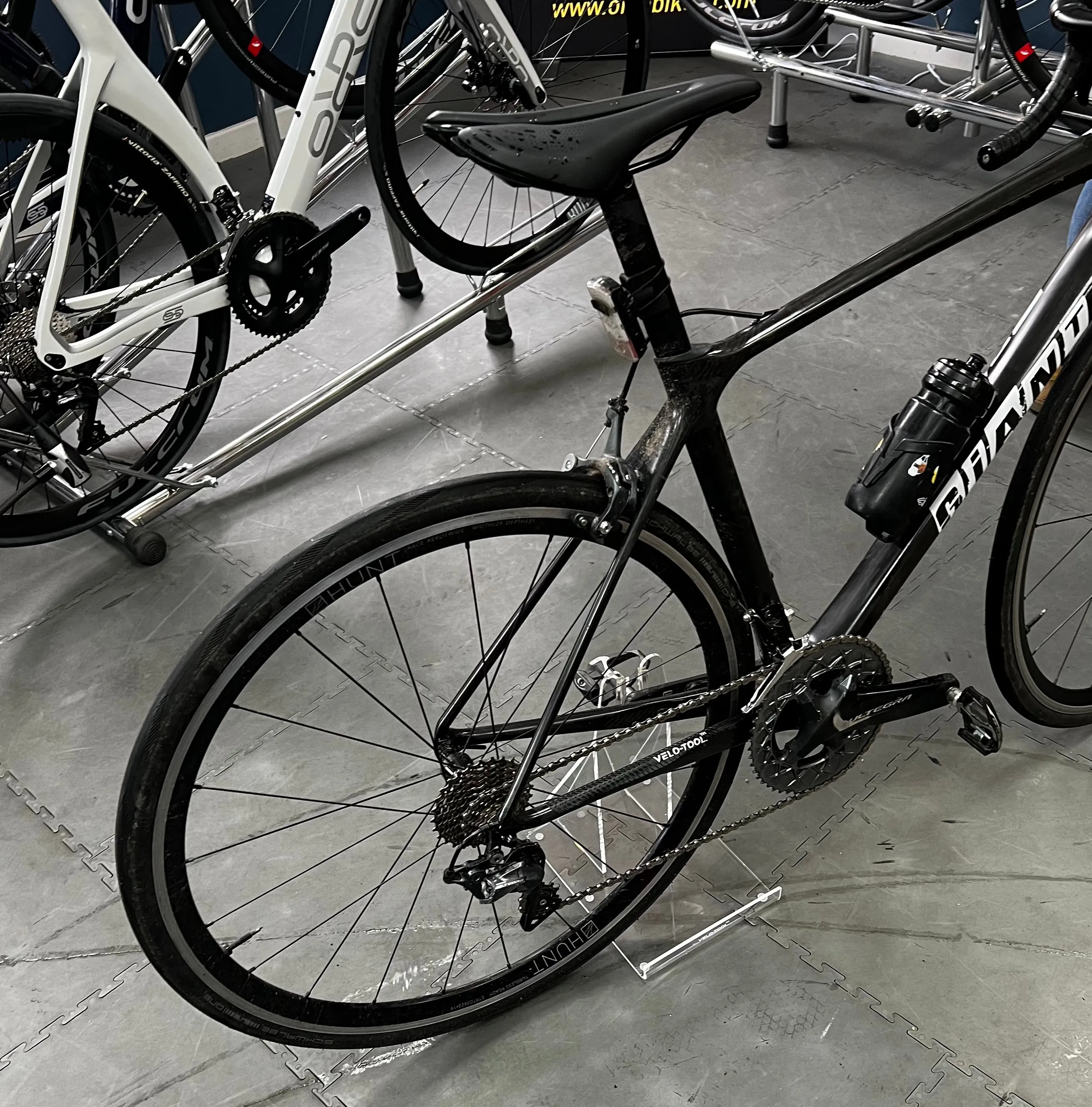 Transparent Bike Display Stand