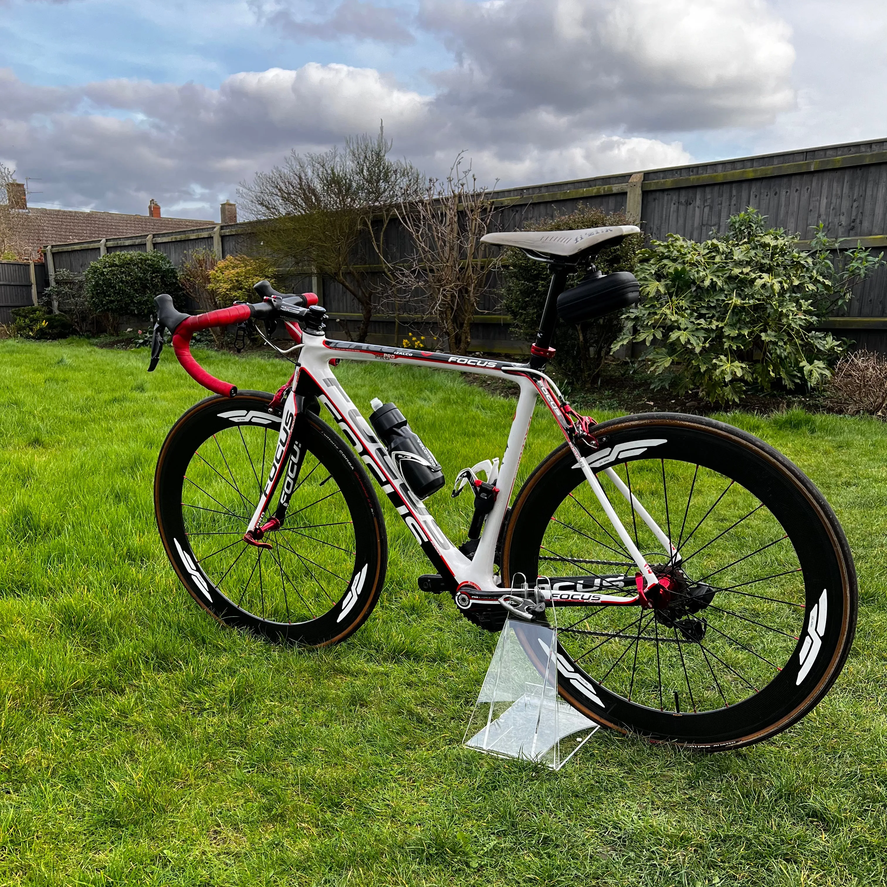 Transparent Bike Display Stand