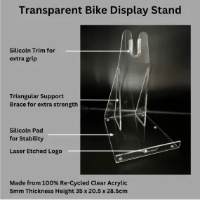 Transparent Bike Display Stand