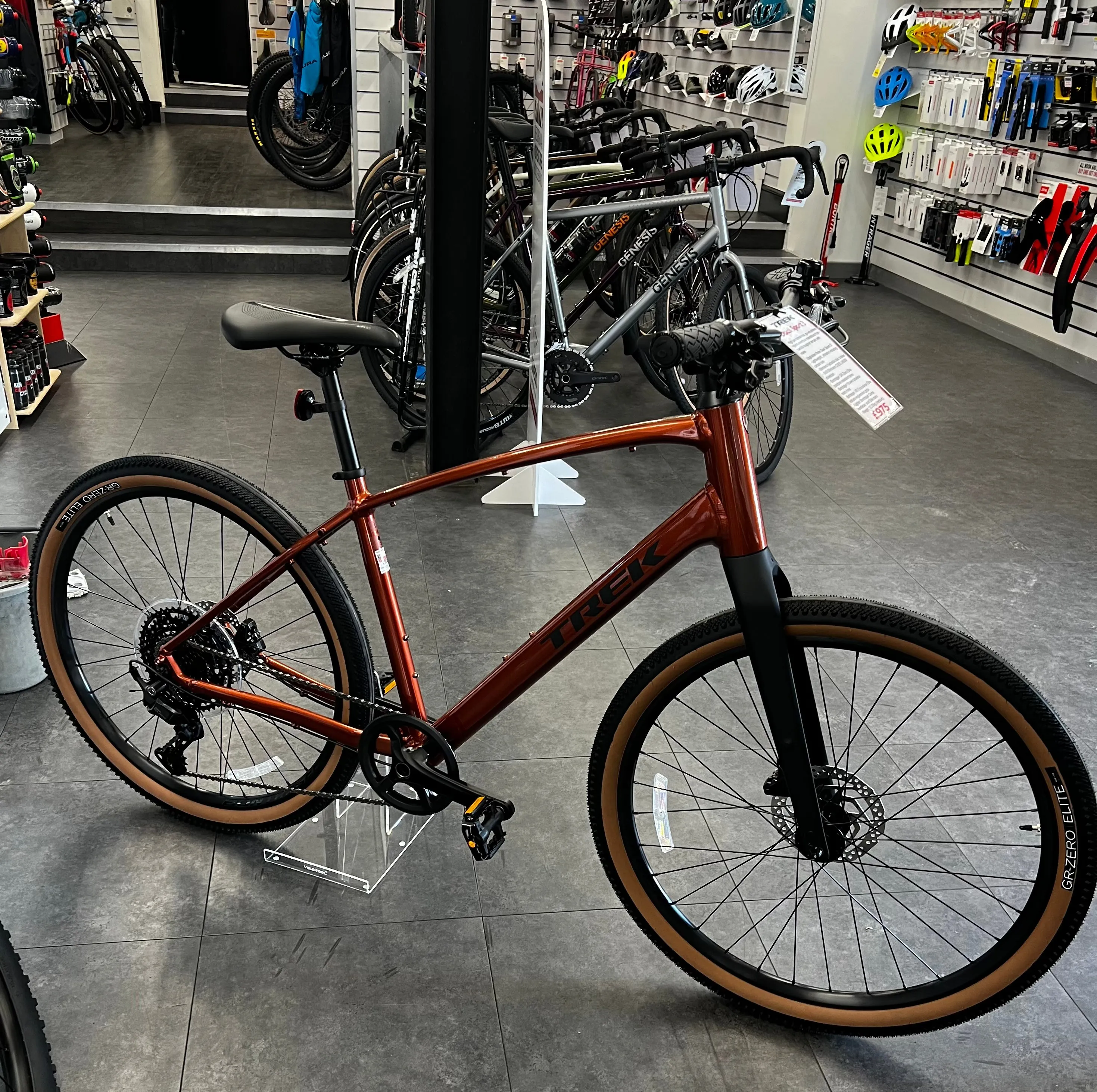 Transparent Bike Display Stand