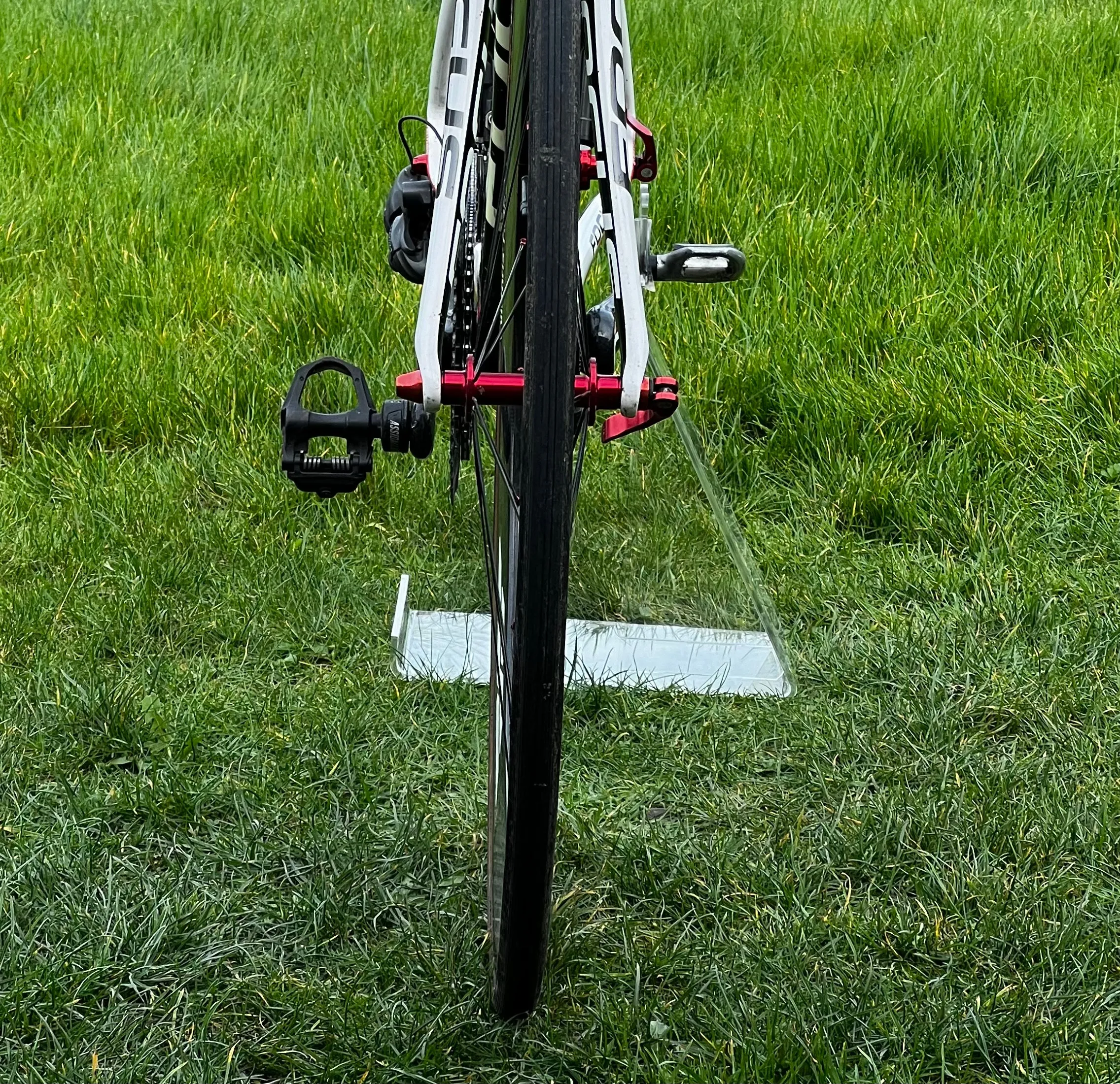 Transparent Bike Display Stand