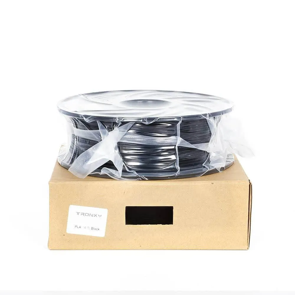 Tronxy 3D Printer Black PLA 3D Printing Filament 1.75 mm, 2.2 LBS (1KG)