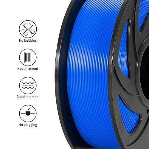 Tronxy 3D Printer PLA Silk Filament 1.75mm Blue 1KG