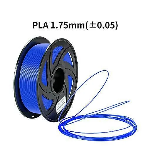 Tronxy 3D Printer PLA Silk Filament 1.75mm Blue 1KG