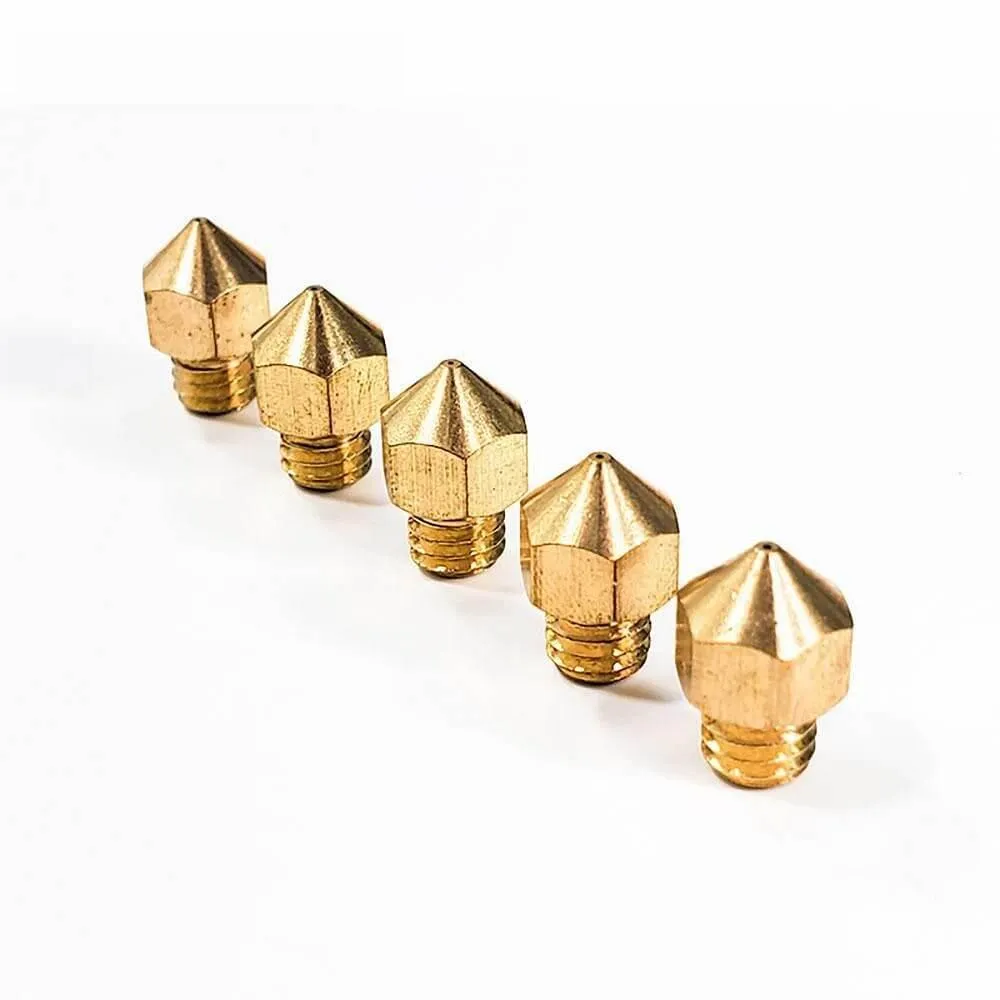 Tronxy 5pcs V5 V6 Copper Nozzles for 3D Printers