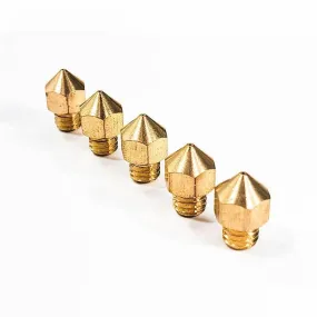 Tronxy 5pcs V5 V6 Copper Nozzles for 3D Printers