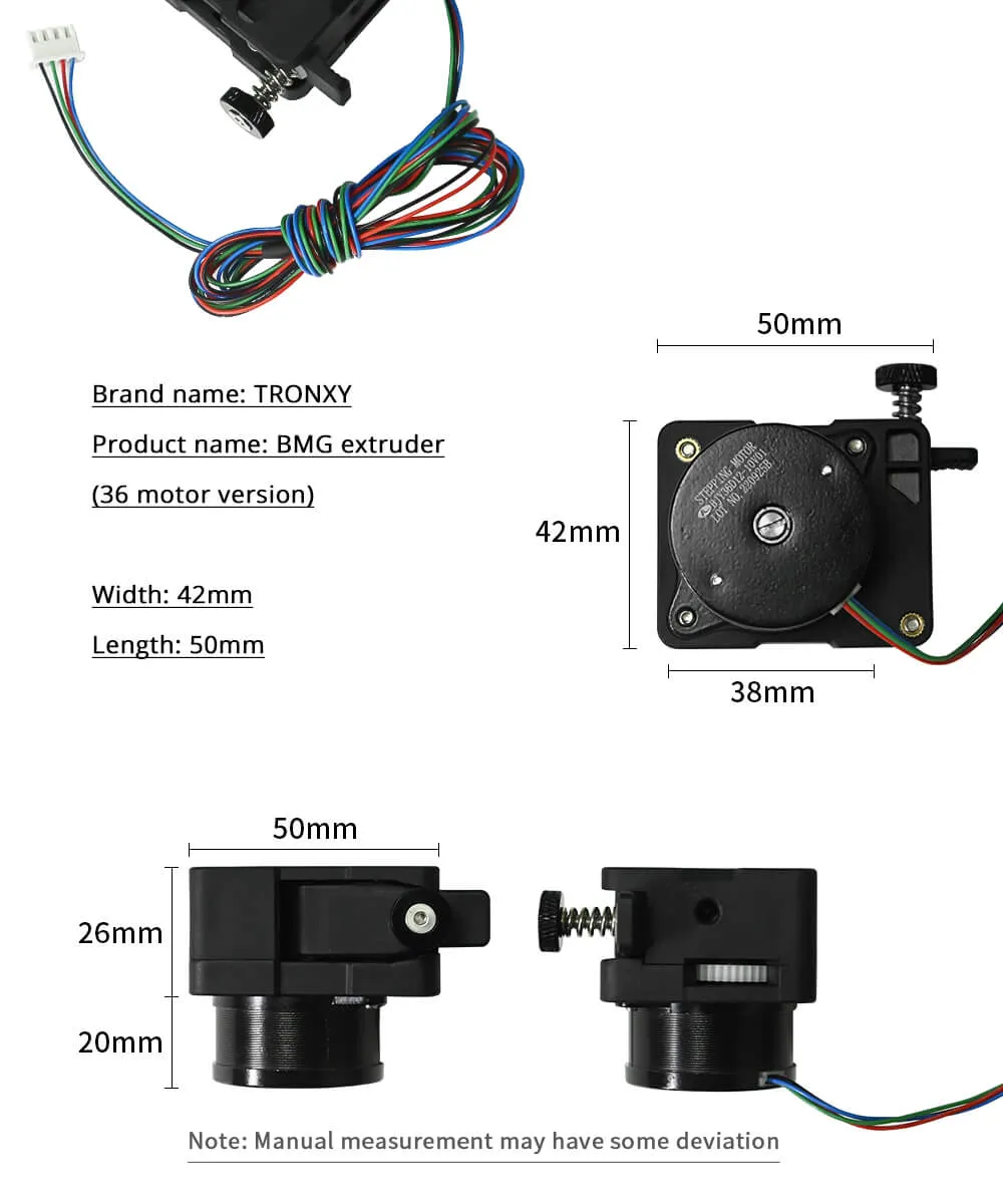 Tronxy BMG Extruder Kit for 3D Printers - 36 Metor