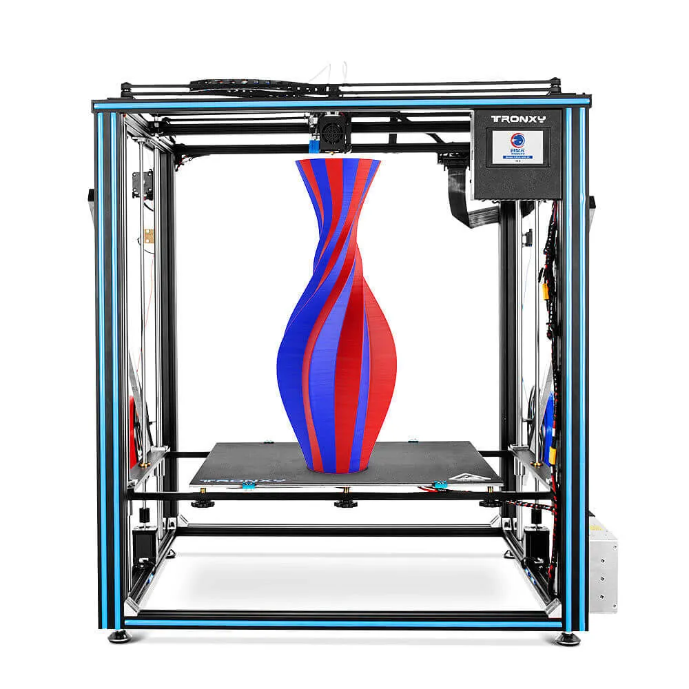 500x500x600mm Tronxy X5SA-500 2E Large Dual Extruder 3D Printer with Extended Print Size