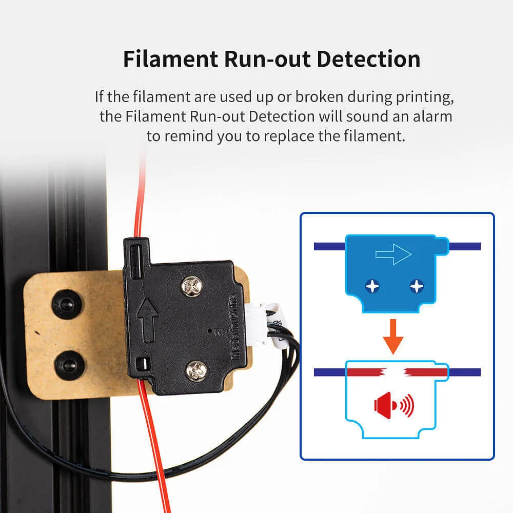 500x500x600mm Tronxy X5SA-500 2E Large Dual Extruder 3D Printer with Extended Print Size