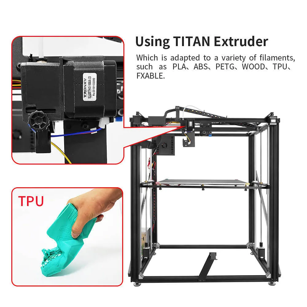 Tronxy X5SA-500 Pro Large 3D Printer DIY Kit Print Size 500x500x600mm