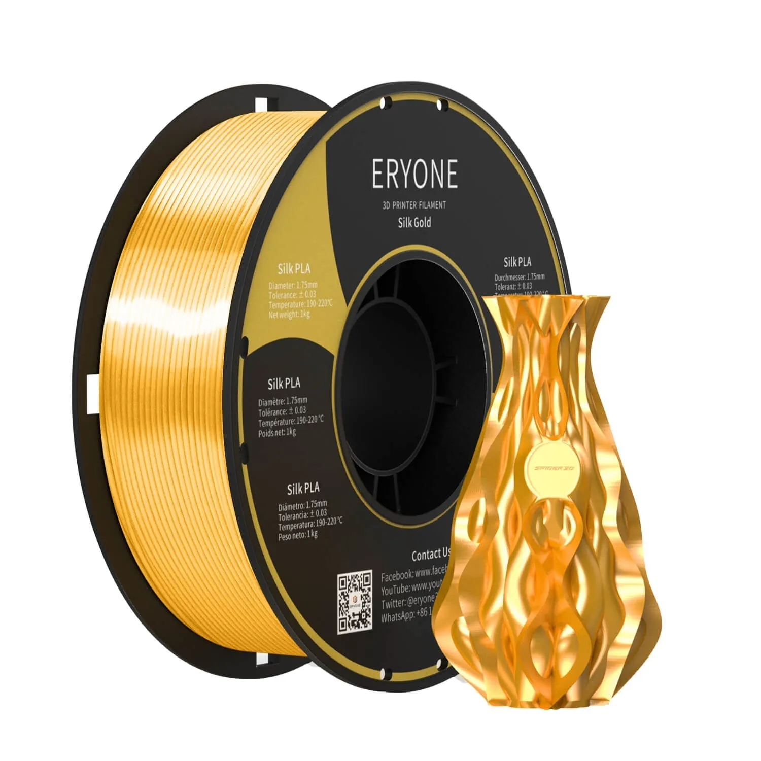 (UK only)Pre-sale- ERYONE All Series PLA 3D Filament 1kg  FREE SHIPPING(MOQ:20 rolls,can mix color)