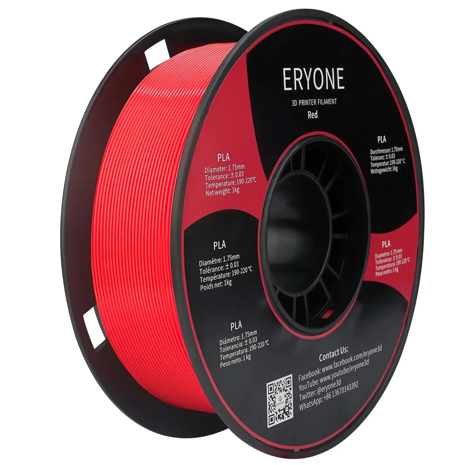 (UK only)Pre-sale- ERYONE All Series PLA 3D Filament 1kg  FREE SHIPPING(MOQ:20 rolls,can mix color)