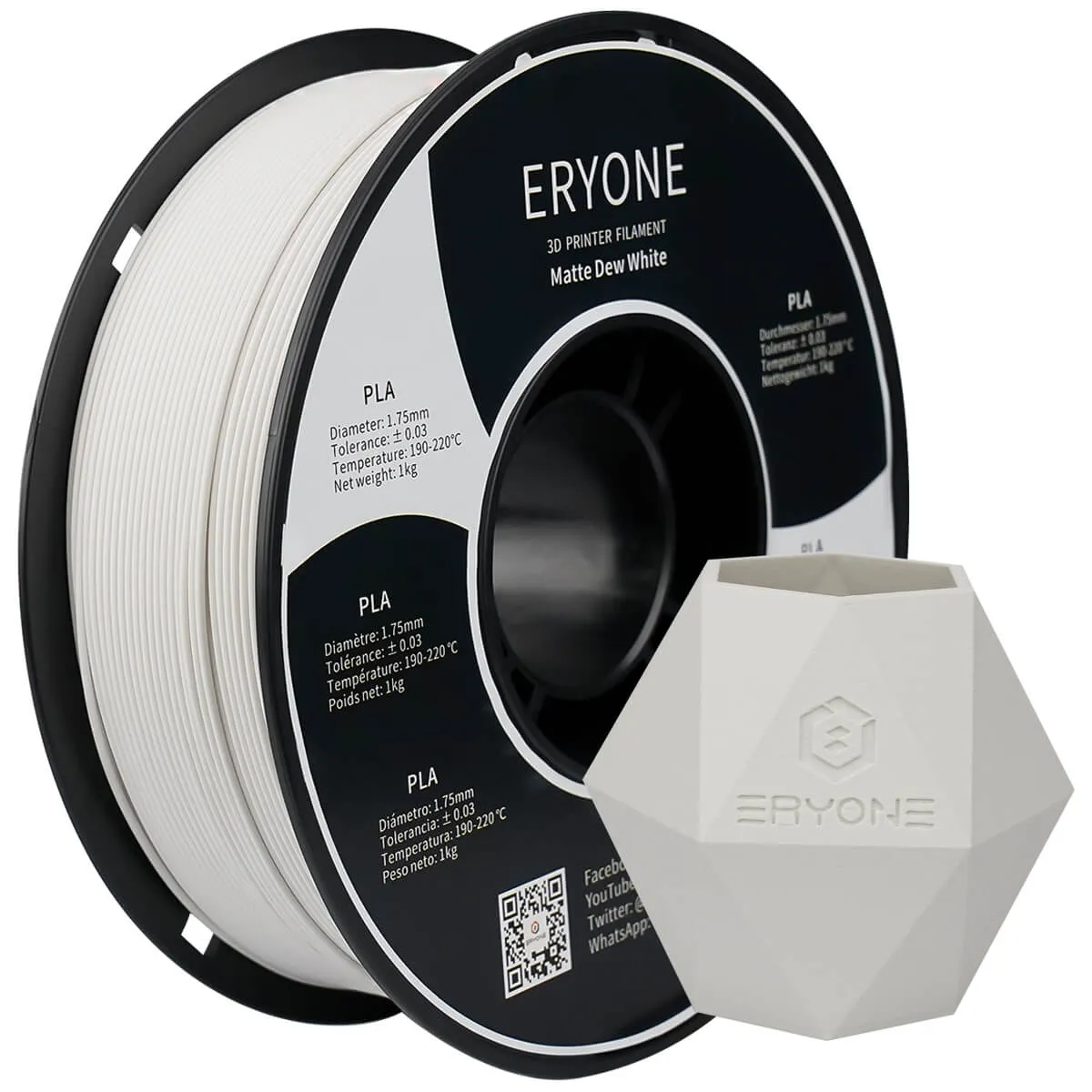 (UK only)Pre-sale- ERYONE All Series PLA 3D Filament 1kg  FREE SHIPPING(MOQ:20 rolls,can mix color)