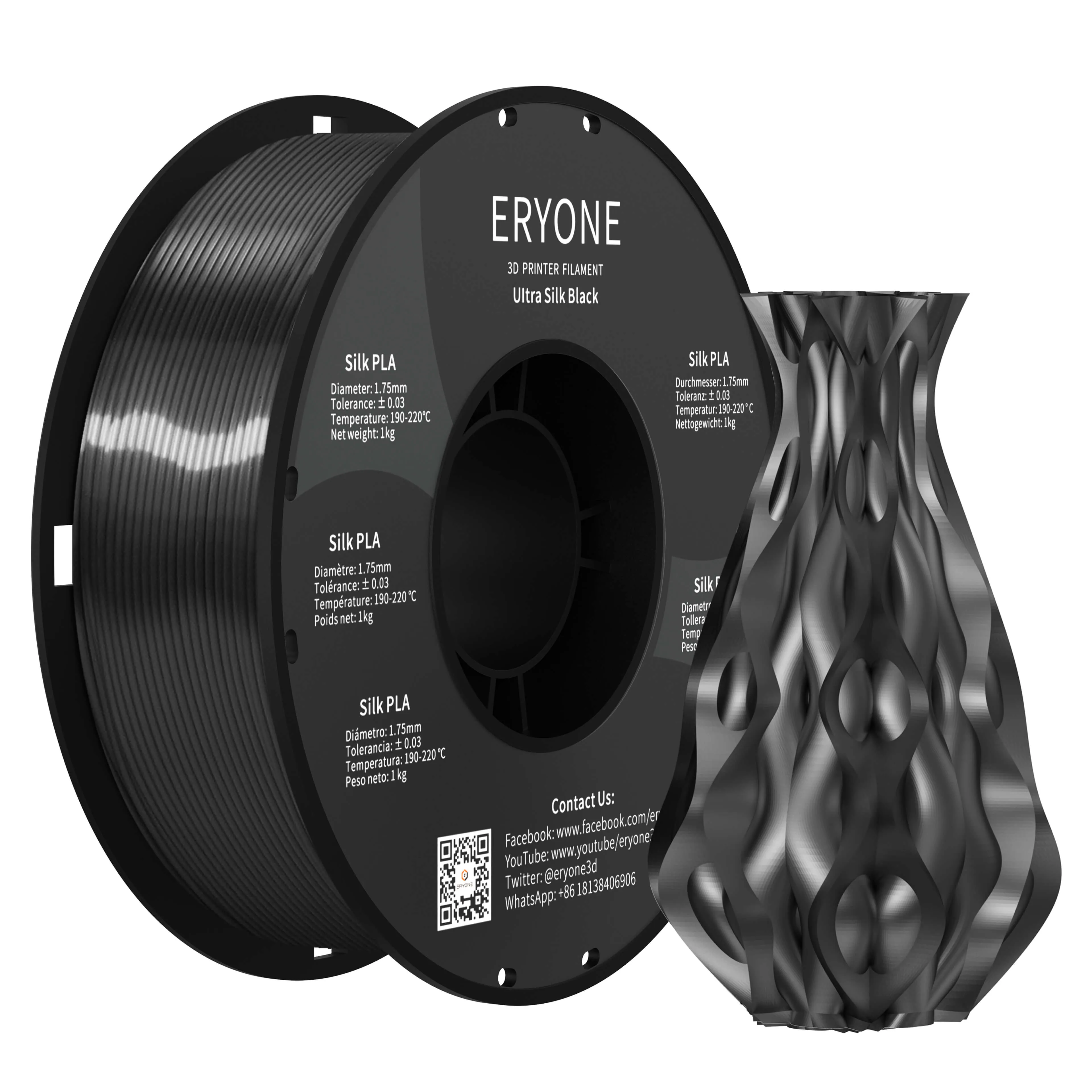 (US only)Pre-sale- ERYONE All Series PLA 3D Filament 1kg  FREE SHIPPING(MOQ:20 rolls,can mix color)